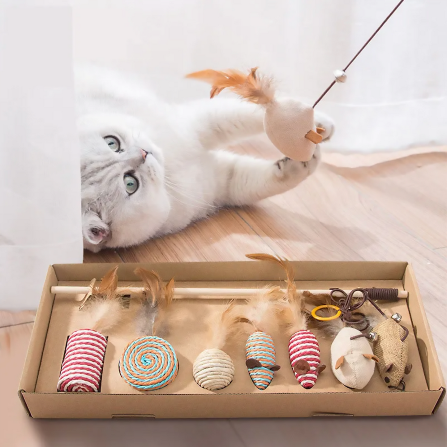 The Royal Oak Cat Toy Set